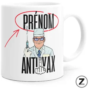 mug personnalisable ANTIVAX MEDECIN