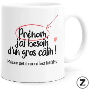mug personnalisable CADEAU DE MERDE